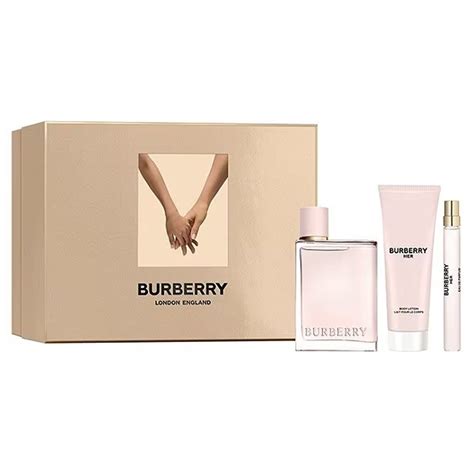 burberry 3.0 edp l 3.4 b m travel set|Burberry her perfume.